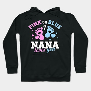 Gender reveal nana grandma Hoodie